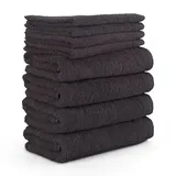 Möve Superwuschel Handtuch 50 x 100 cm dark grey 8 St.