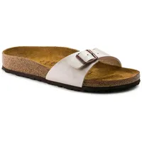 Birkenstock Madrid Birko-flor Sandalen - Graceful Pearl White - EU 38
