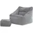 I.C.O.N. icon Sitzsack Grau, Kunststoff, 1-Sitzer, 100x80x88 cm, Hergestellt in Deutschland, Wohnzimmer Hocker Sitzsäcke, XXL Sitzsäcke