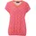 Aniston CASUAL ANISTON CASUAL, T-Shirt im Material- und Mustermix, orange|rosa 42,