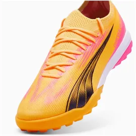 Puma Ultra Ultimate Cage Kunstrasenschuhe Herren Sun Stream/Black/Sunset Glow 43