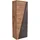 MID.YOU Schuhschrank Eiche Dunkelgrau 70 x 196 x 35 cm