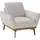 exxpo - sofa fashion Sessel Palic Bezugstoff beige 92 x 87 x 95 cm mit Rückenverstellung