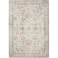 benuta basic Waschbarer Teppich George Multicolor/Beige 160x230 cm - Vintage-Stil Teppich im Used-Look