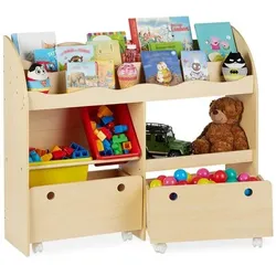relaxdays Kinderregal für Spielzeug