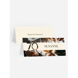 Tischkarten für Ihr Gäste selbst gestalten mit Spruch und Fotos im Onlinedesigner bei Meine-Kartenmanufaktur.de