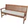 Beautissu Bankauflage 100 x 48 x 5 cm hellgrau 1 St.