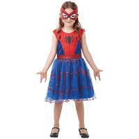 Rubie's Offizielles Luxuskostüm Spider-Girl, Marvel, für Kinder, Superhelden-Verkleidung, Kindergröße S, 3-4 Jahre, Körpergröße 104 cm