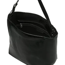 Liebeskind Berlin Chudy Paper Touch Crinkle Hobo M Black