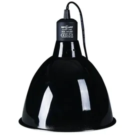 REPTI ZOO ReptiZoo -reflektierende- Lampenfassung E27, 21,5 cm Durchmesser bis 200 Watt (RL02LB)