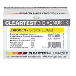 Cleartest Drogen-Speicheltest 6-fach