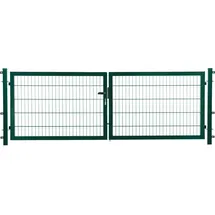 jungelmar Doppeltor 300 x 160 cm Grün/Metall