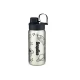 ergobag Edelstahl Trinkflasche Schwarz