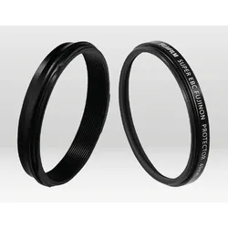 Weather Resistant Kit X100V – schwarzer Wetterschutz mit AR-X100 Adapterring und PRF-49 Filter