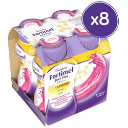 Fortimel Jucy Plus Himbeer-Geschmack 32X200 ml Flüssigkeit
