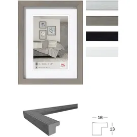 walther + design Bilderrahmen Construction Silber 21x29,7 cm 3er Set