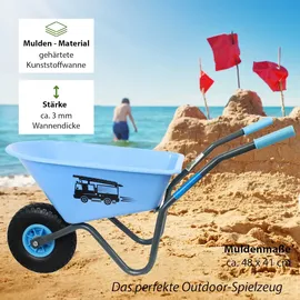 Baumarktplus Schubkarre Feuerwehr blau