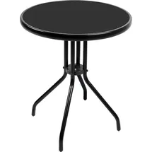 LINDER EXCLUSIV Gartentisch Ø 60 x 70 cm Schwarz