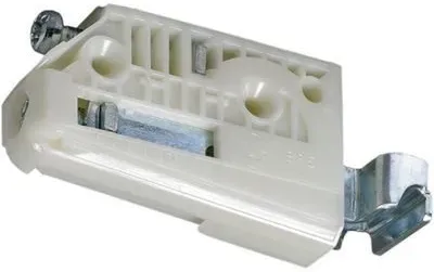 Schrank-Aufhänger, Mont. im Korp., SAH 15, 9208645, 3D verstellb., Stahl weiß vz - weiß