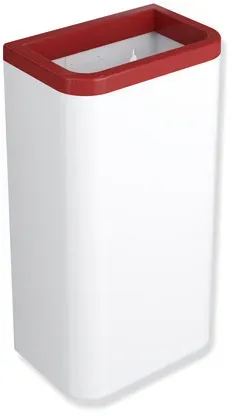 HEWI Serie 477/801 Papierabfallbehälter - rubinrot