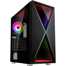 Kolink Void X ARGB Mid Tower PC-Gehäuse, ATX, Tempered Glass, Gaming Case