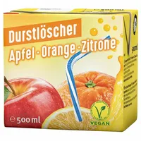 Säfte-Sirup Durstlöscher Apfel Orange Zitrone Fruchtsafterfrischunggetränk 500ml