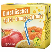 Säfte-Sirup Durstlöscher Apfel Orange Zitrone Fruchtsafterfrischunggetränk 500ml