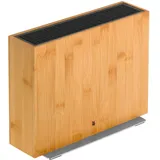 WMF Messerblock UNCUT, 32 x 24,4 cm - Braun - Bambusholz - Cromargan Edelstahl 18/10 - unbestückt