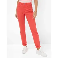 Brax Damen, Five-Pocket-Hose Style MARY CRANBERRY, denim rot, Gr.