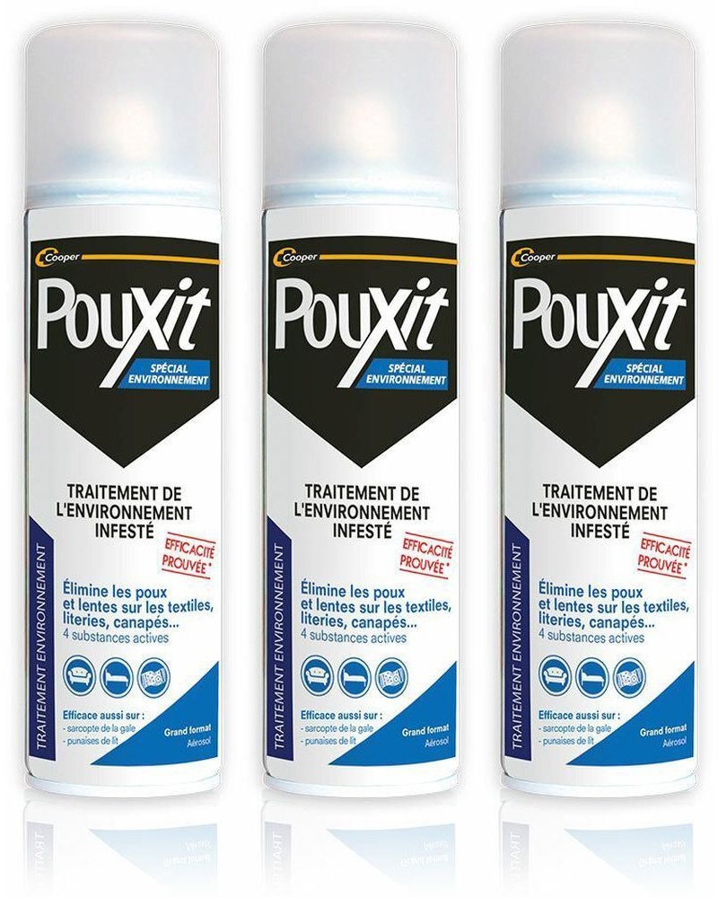 PouXit Spécial environnement 3x250 ml spray