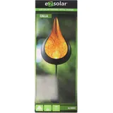 ez solar Solar LED Gartenleuchte Vintage CALLA Metall orange