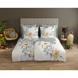 Muller Textil Celina1 Blumen Grün 200 x 200 cm + 2 x 80 x 80 cm