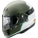 Arai Helmet Arai Concept-X Overland Helm, weiss-grün, Größe XS für Männer