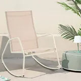 Best »Brody« Schaukelstuhl beige  – erhältlich in 2 Größen