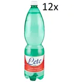 12 Lete Minerale Effervescente Naturale Mineralwasser sprudelnd natürliche 1,5Lt