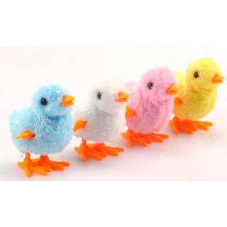 4 Küken deko ostern,schlüpfendes küken im ei,osterdeko küken kücken küken mini osterküken ostern chenille küken springen huhn plüsch küken party favors dekoration für kinder (zufällige farbe)