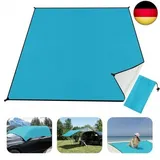 Stranddecke Sandfrei, Outdoor Decke Ultraleicht Picknickdecke Wasserdicht 210 ×