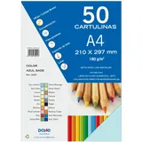 DOHE A4-Karton Sado-Blau 180 g/m2 50 Stück
