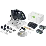 Festool SYMC 70 EB-Basic inkl. 2 x 8,0 Ah + Doppelladegerät + Systainer