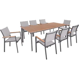 Garden Pleasure SILEA Set 9-tlg. Grau