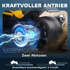 aiyaplay Elektroquad Kinder 12V Gelb (1-tlg)