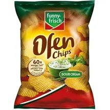 Funny-Frisch Chips Ofenchips Sour Cream, Kartoffelchips, 115 g