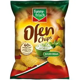 Funny-Frisch Chips Ofenchips Sour Cream, Kartoffelchips, 115 g