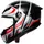 AGV K6 S Karve Integralhelm - Matt Schwarz/Weiß/Rot / M
