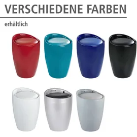 Wenko Badhocker mit Wäschesammler Candy rot