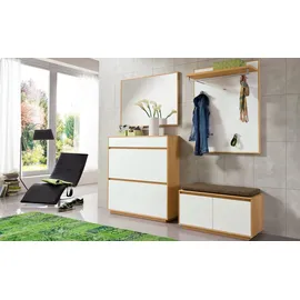 Möbel Kraft Garderobenpaneel weiß Holzwerkstoff ¦ Maße (cm): B: 83 H: 109 T: 29.0