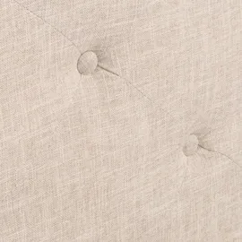 MCW Polsterbett N59 180 x 200 cm Massivholz Stoff/Textil creme-beige
