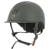 Ekkia EQUITHÈME Reithelm Pepit für Kinder schwarz mit Glitzer, Größe:49-51