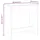 vidaXL Bartisch 102 x 50 x 103,5 cm Grau