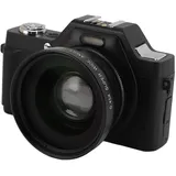 Digitalkamera, 4K 1080P 58MP Digitalkamera für Kinder mit 2,88-Zoll-LCD-Bildschirm, Anti-Shake und Autofokus, Kompakte Kleine Kamera für Jungen, Mädchen, Kinder (Black)